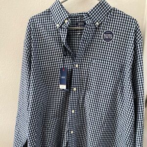 Men’s Blue Izod Longsleeve Button Down